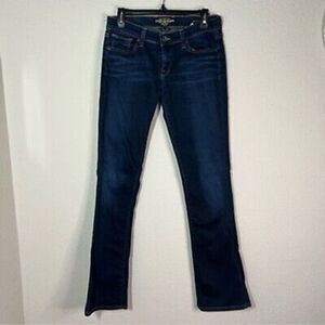 Lucky‎ Brand womens dark wash Charlie baby boot denim jeans size 6